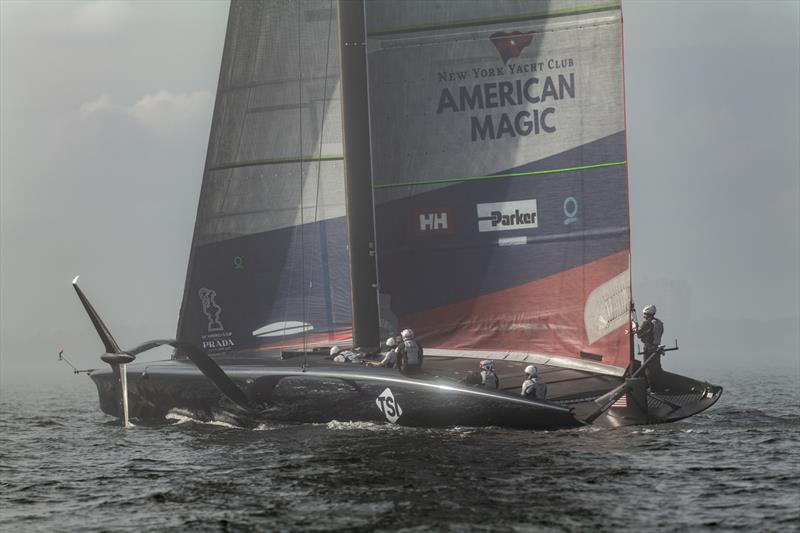 American Magic - Patriot -  AC75 - January 30, 2023 - Pensacola photo copyright Paul Todd/America's Cup taken at New York Yacht Club and featuring the AC75 class