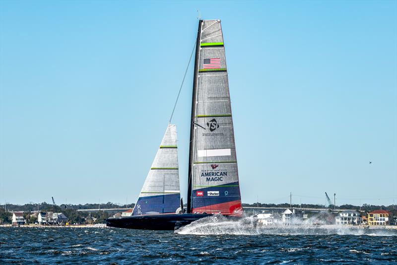 American Magic  -  AC75 - February 3, 2023 - Pensacola - photo © Paul Todd/America's Cup