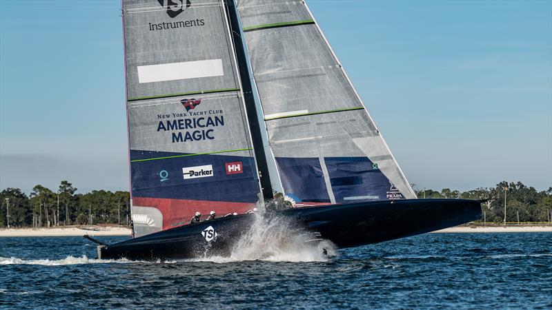 American Magic  -  AC75 - February 4, 2023 - Pensacola photo copyright Paul Todd/America's Cup taken at New York Yacht Club and featuring the AC75 class