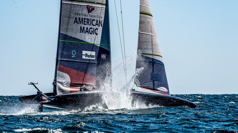 American Magic  -  AC75 - February 4, 2023 - Pensacola photo copyright Paul Todd/America's Cup taken at New York Yacht Club and featuring the AC75 class