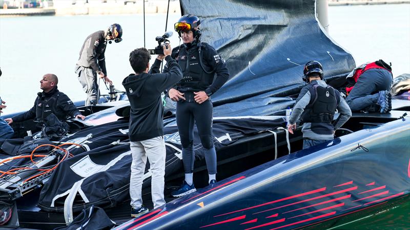 AC75 - Alinghi Red Bull Racing - March 13, 2023 - Barcelona - Day 49 photo copyright Alex Carabi / America's Cup taken at Yacht Club de Genève and featuring the AC75 class