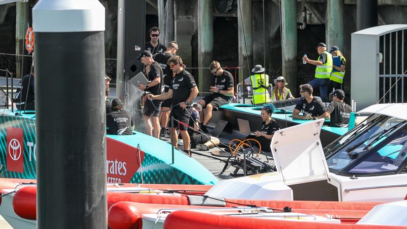 Emirates Team NZ - AC75 V2 - Launch - March 20, 2023 photo copyright Richard Gladwell - Sail-World.com/nz taken at Royal New Zealand Yacht Squadron and featuring the AC75 class