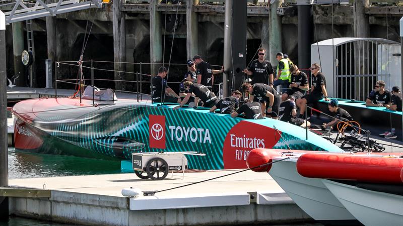 Emirates Team NZ - AC75 V2 - Launch - March 20, 2023 - photo © Richard Gladwell - Sail-World.com/nz