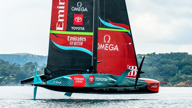 AC75 - Emirates Team New Zealand  -  Day 5 - March 28, 2023 -  Auckland NZ photo copyright Adam Mustill / America's Cup taken at Royal New Zealand Yacht Squadron and featuring the AC75 class