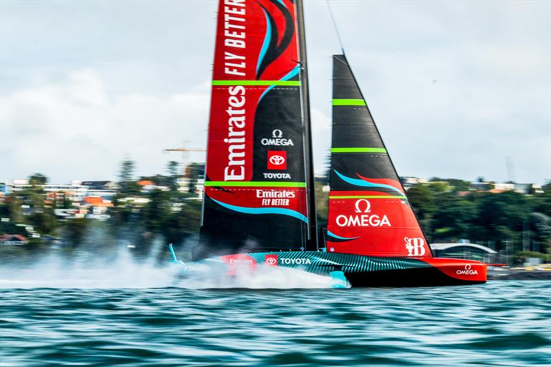 AC75 - Emirates Team New Zealand  -  Day 5 - March 28, 2023 -  Auckland NZ photo copyright Adam Mustill / America's Cup taken at Royal New Zealand Yacht Squadron and featuring the AC75 class