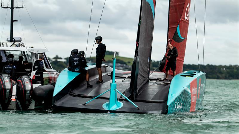 AC75 - Emirates Team New Zealand  -  Day 5 - March 28, 2023 -  Auckland NZ - photo © Adam Mustill / America's Cup