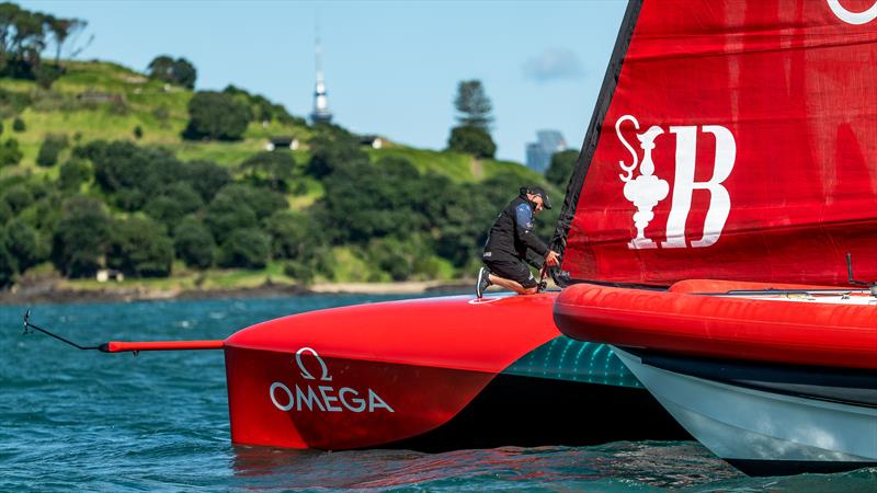 AC75 - Emirates Team New Zealand  -  Day 6 - March 29, 2023 -  Auckland NZ photo copyright Adam Mustill / America's Cup taken at Royal New Zealand Yacht Squadron and featuring the AC75 class