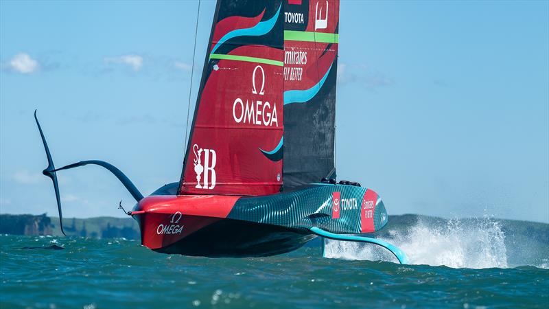 AC75 - Emirates Team New Zealand  -  Day 6 - March 29, 2023 -  Auckland NZ photo copyright Adam Mustill / America's Cup taken at Royal New Zealand Yacht Squadron and featuring the AC75 class