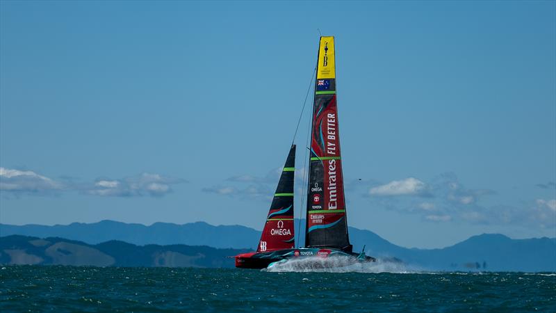 AC75 - Emirates Team New Zealand  -  Day 6 - March 29, 2023 -  Auckland NZ photo copyright Adam Mustill / America's Cup taken at Royal New Zealand Yacht Squadron and featuring the AC75 class