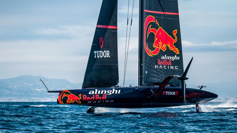 Alinghi Red Bull Racing - AC75  - Day 57 - April 26, 2023 - Barcelona photo copyright Alex Carabi / America's Cup taken at Société Nautique de Genève and featuring the AC75 class