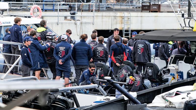 American Magic, Day 48 AC75 (B2), November 11, 2023 Barcelona photo copyright Ugo Fonolla / America's Cup taken at New York Yacht Club and featuring the AC75 class