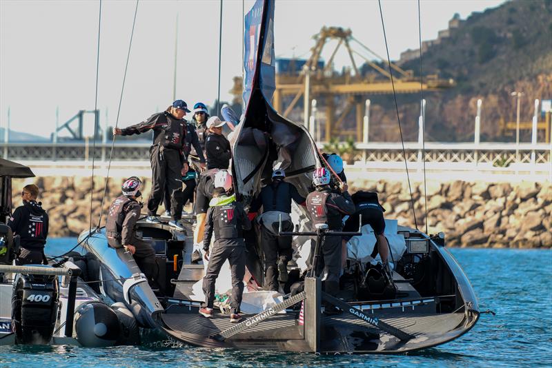 American Magic - AC75 - Day 53 - Barcelona - November 21, 2023 - photo © Ugo Fonolla / America's Cup