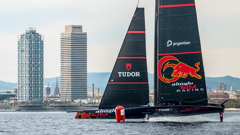 Alinghi Red Bull Racing - AC75 - Day 106 - Barcelona - December 12, 2023 - photo © Alex Carabi / America's Cup