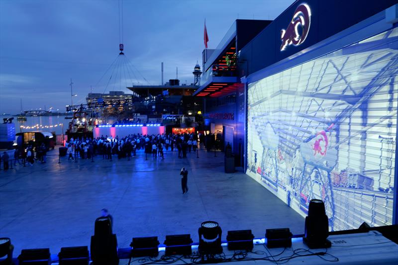 Alinghi Red Bull Racing - AC75 - Day - B1 - Barcelona - April 5, 2024 photo copyright Ugo Fonolla / America's Cup taken at Société Nautique de Genève and featuring the AC75 class