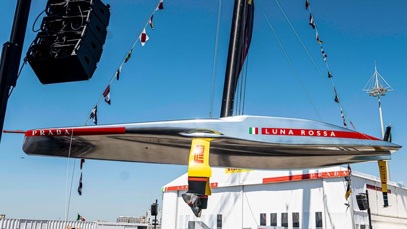 Luna Rossa Prada Pirelli - AC75 - Cagliari, Sardinia - April 13, 2024 photo copyright AC37 Joint Recon Team taken at Circolo della Vela Sicilia and featuring the AC75 class