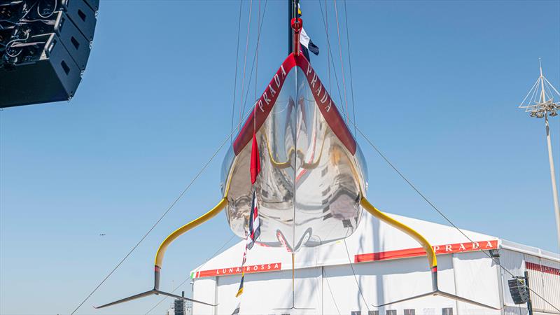 Luna Rossa Prada Pirelli - AC75 - Cagliari, Sardinia - April 13, 2024 photo copyright AC37 Joint Recon Team taken at Circolo della Vela Sicilia and featuring the AC75 class