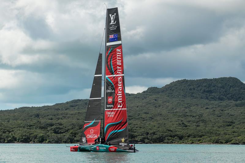 Emirates Team New Zealand- AC75 - Day 3 - April 15, 2024 - Auckland - photo © Sam Thom/America's Cup