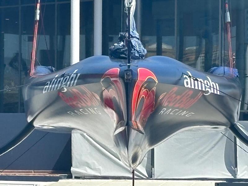 Alinghi Red Bull Racing AC75 BoatOne Presentation at the Team Base in Barcelona, Spain on April 16, 2024 photo copyright Alinghi Red Bull Racing taken at Société Nautique de Genève and featuring the AC75 class