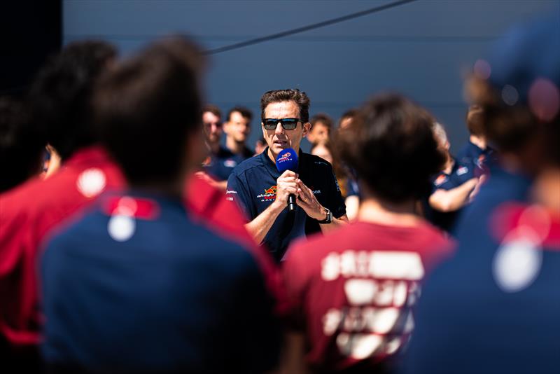 Alinghi Red Bull Racing, Day 1 of AC75 (B2), Launch of the new AC75 -  16th April, 2024   - photo © Ugo Fonolla / America's Cup