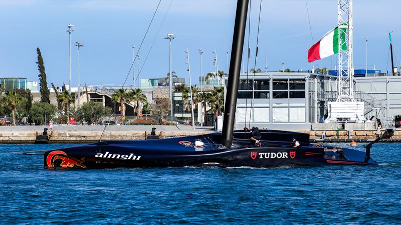 Alinghi Red Bull Racing - AC75 - Day 1 - April 16, 2024 - Barcelona - photo © Ugo Fonolla / America's Cup