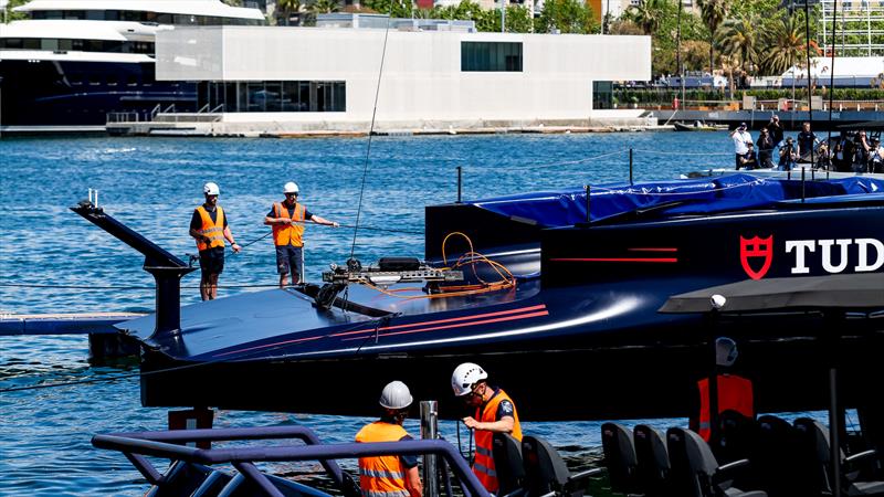 Alinghi Red Bull Racing - AC75 - Day 1 - April 16, 2024 - Barcelona - photo © Ugo Fonolla / America's Cup