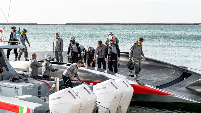 Luna Rossa Prada Pirelli - AC75 - Day 1 - April 16, 2024 - Cagliari - photo © AC37 Joint Recon Team