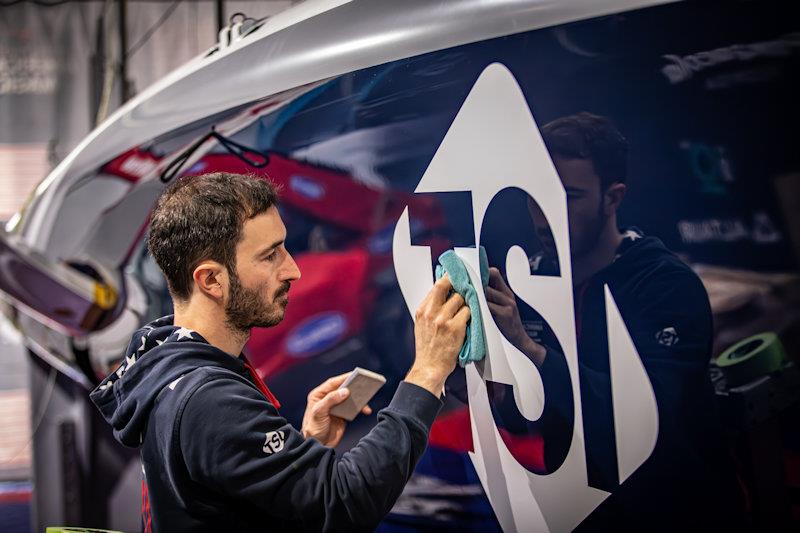 American Magic's AC75 Race Boat Uncloaked in Barcelona - photo © Amalia Infante