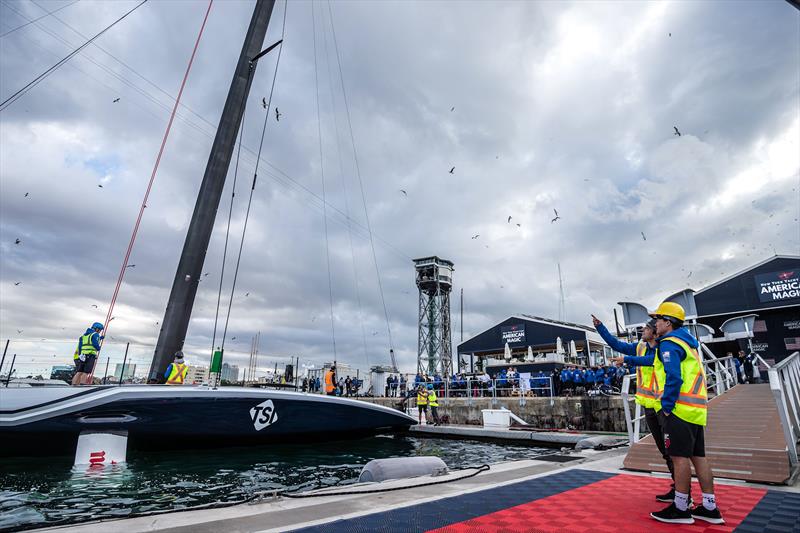 American Magic Unveils AC75 Boat 'Patriot' - photo © Amalia Infante