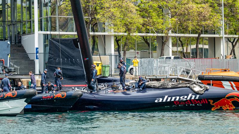 Alinghi Red Bull Racing - AC75 - Day 17 - May 15, 2024 - Barcelona photo copyright Paul Todd/America's Cup taken at Société Nautique de Genève and featuring the AC75 class