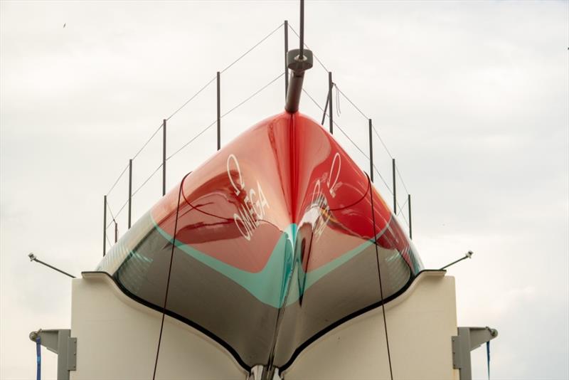 Emirates Team New Zealand AC75 raceboat - Barcelona - July 1,2024 - photo © Johannes Sommerhäuser