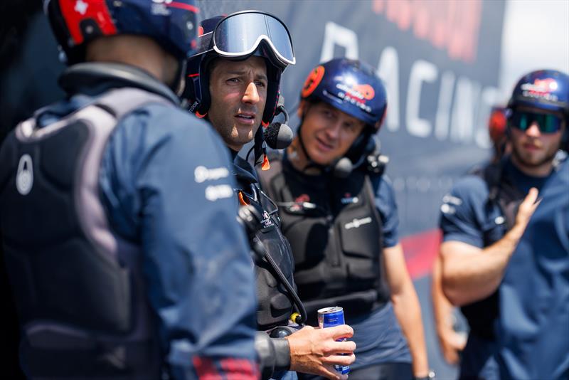Arnaud Psarofaghis of Switzerland and Alinghi Red Bull Racing seen prior to the sailing on AC75 BoatOne in Barcelona, Spain on June 4, 2024 - photo © Samo Vidic / Alinghi Red Bull Racing