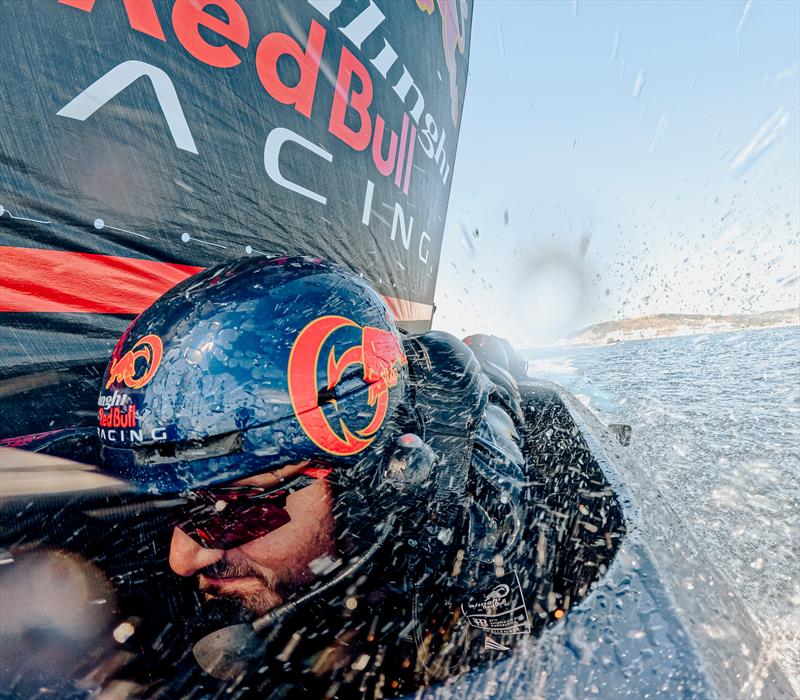 Team member of Alinghi Red Bull Racing seen during training in Barcelona, Spain on July 04, 2024 - photo © Olaf Pignataro / Alinghi Red Bull Racing