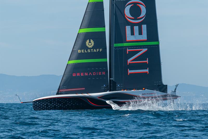 INEOS Britannia - AC75 - July 2024 - Barcelona - photo © Job Vermeulen / America's Cup