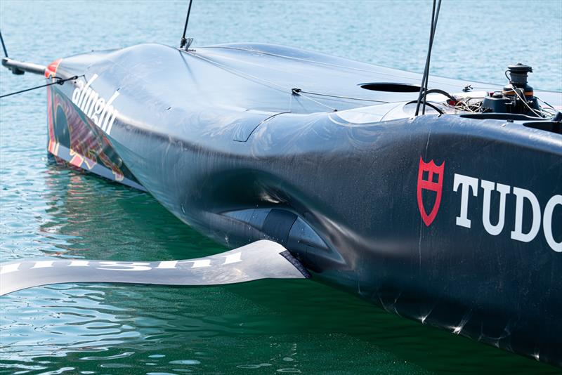 Alinghi Red Bull Racing, Day 6 of AC75 (B2), Sailing the new AC75, ''Boat One''' in Barcelona. - 24April - photo © Ugo Fonolla / America's Cup