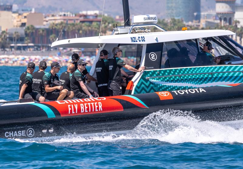 Design and Engineering team - Emirates Team New Zealand - AC75  - Barcelona - July 2024 - photo © Hamish Hooper / Emirates Team New Zealand