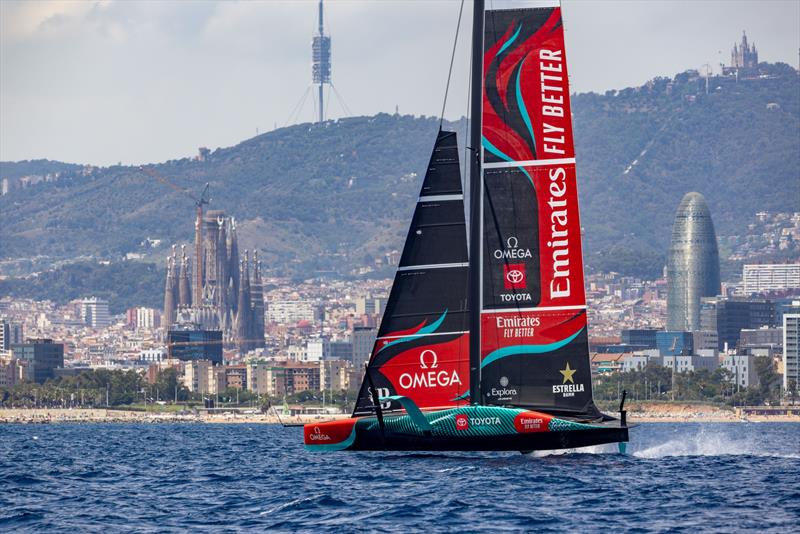Emirates Team New Zealand - AC75  - Barcelona - July 2024 - photo © James Somerset / Emirates Team New Zealand