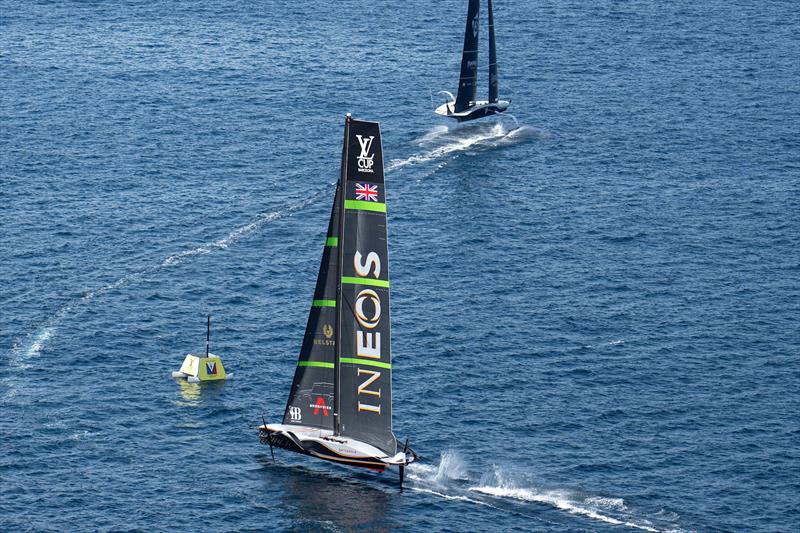 New York Yacht Club American Magic vs. INEOS Britannia on Louis Vuitton Cup Round Robin Day 6 - photo © Ian Roman / America's Cup