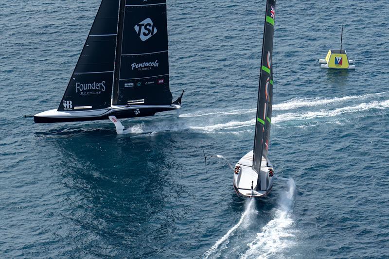 New York Yacht Club American Magic vs. INEOS Britannia on Louis Vuitton Cup Round Robin Day 6 - photo © Ian Roman / America's Cup