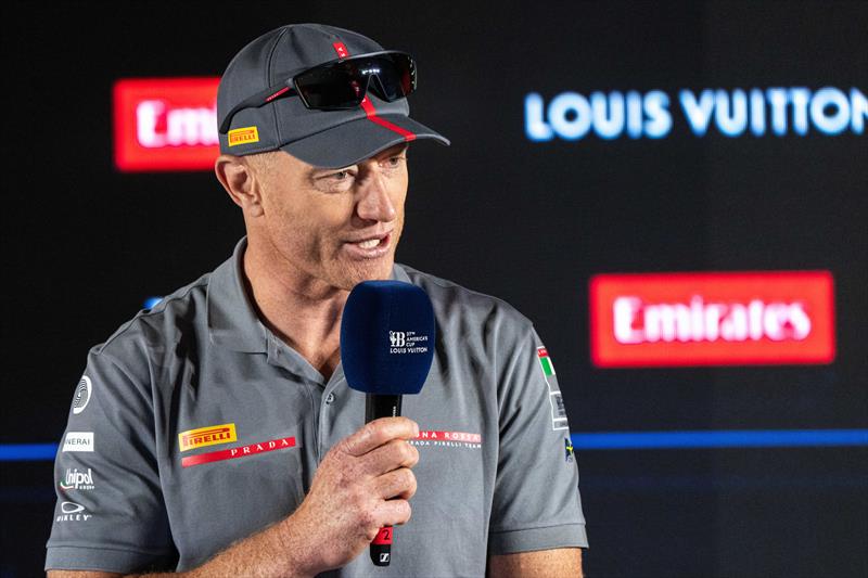 Jimmy Spithill, LUNA ROSSA PRADA PIRELLI TEAM - Louis Vuitton Cup, Semi Finals: Press Conference - photo © Ian Roman / America's Cup