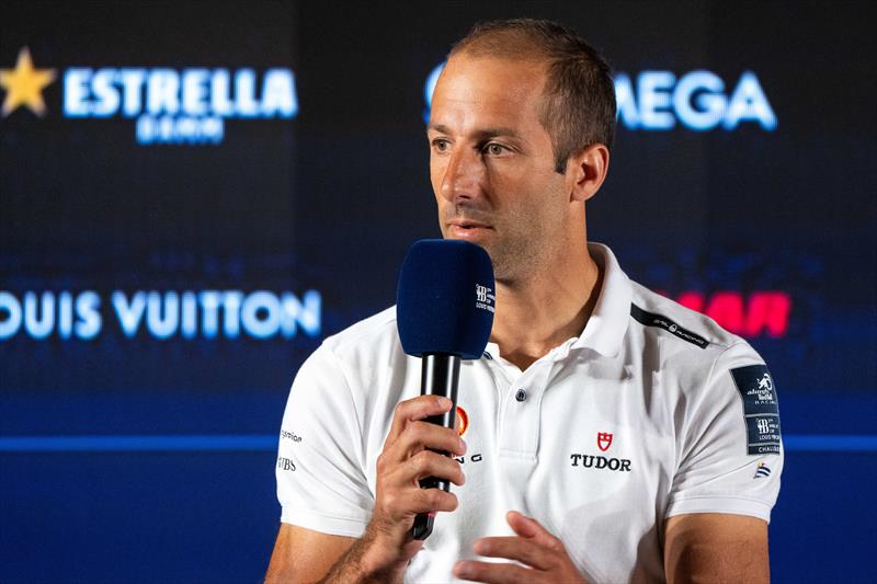 Arnaud Psarofaghis, ALINGHI RED BULL RACING - Louis Vuitton Cup, Semi Finals: Press Conference - photo © Ian Roman / America's Cup