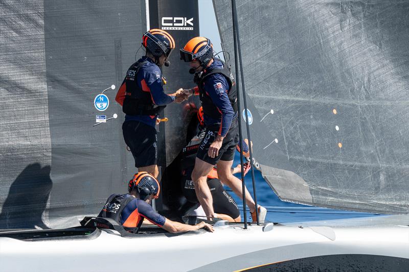 INEOS Britannia - Day 1 - Semi-Finals - Louis Vuitton Cup - Day 10 - September 14, 2024 - Barcelona - photo © Ian Roman / America's Cup