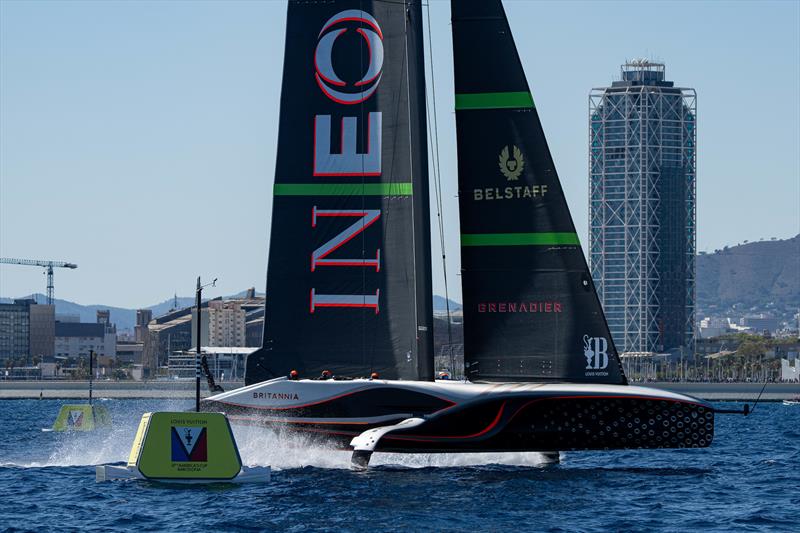 INEOS Britannia - Day 1 - Semi-Finals - Louis Vuitton Cup - Day 10 - September 14, 2024 - Barcelona - photo © Ian Roman / America's Cup