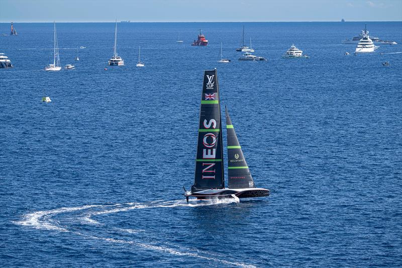 INEOS Britannia - Day 1 - Semi-Finals - Louis Vuitton Cup - Day 10 - September 14, 2024 - Barcelona - photo © Ricardo Pinto / America's Cup