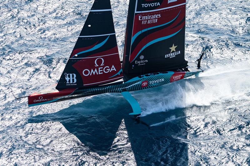Emirates Team New Zealand - AC75 - September 26, 2024 - Barcelona - photo © Ricardo Pinto / America's Cup