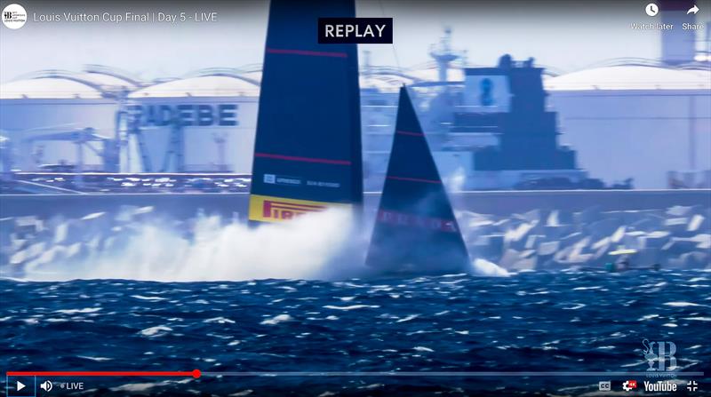 Luna Rossa - deep in the nosedive - Finals Louis Vuitton Cup - Race 7 - Day 19, October 1, 2024 - Barcelona - photo © America's Cup