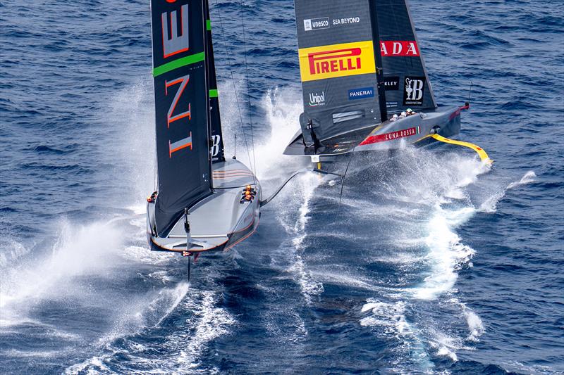 Luna Rossa Prada Pirelli vs INEOS Britannia - Louis Vuitton Cup Final - Race Day 6 - October 2, 2024  - photo © Ian Roman / America's Cup