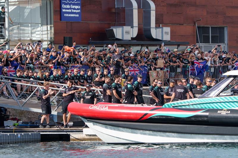 Dockout - Emirates Team NZ - Race 7 & 8 - Louis Vuitton 37th America's Cup, Race Day 5 - October 18,.2024 - photo © Ian Roman / America's Cup