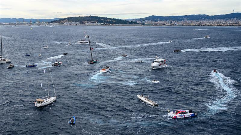  Hills behind the race course - Race 7 & 8 - Louis Vuitton 37th America's Cup, Race Day 5 - October 18, .2024 - photo © Ricardo Pinto / America's Cup