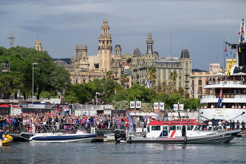 British fans - Louis Vuitton 37th America's Cup, Race Day 5 - October 18, .2024 - photo © Ricardo Pinto / America's Cup