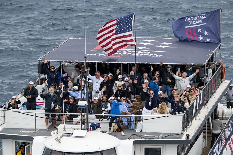 American Magic supporters  - Race 7 & 8 - Louis Vuitton 37th America's Cup, Race Day 5 - October 18, .2024 - photo © Ricardo Pinto / America's Cup